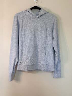 lululemon Scuba Pullover Hoodie Heathered Grey Size 6
